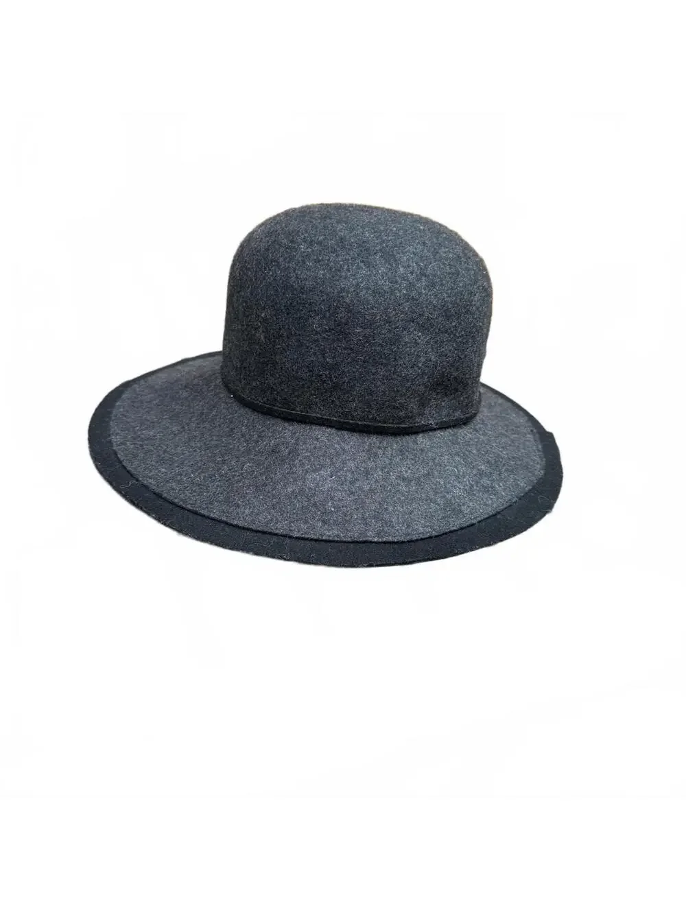 Callanan Black Felt Wool Pret A Porter Hat black gray